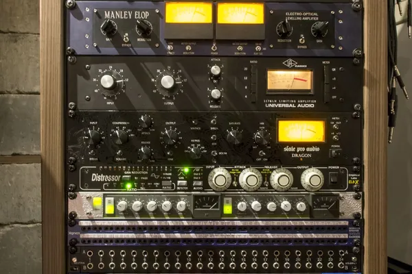 Studiorack med kompressorer